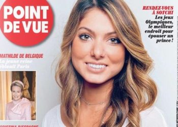 Princess Noor Pahlavi on the Cover of French Magazine Point De Vue for its Valentine’s Edition dated 12th February 2014