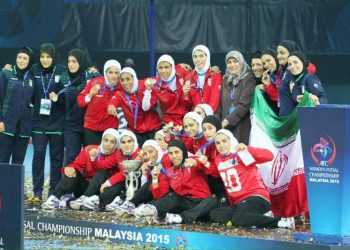 پیروزی تیم زنان ایران در رشته فوتسال در بازی های آسیائی ۲۰۱۵