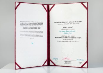 Her Majesty Farah Pahlavi has been awarded the "Tree of Peace" Award, May 2020