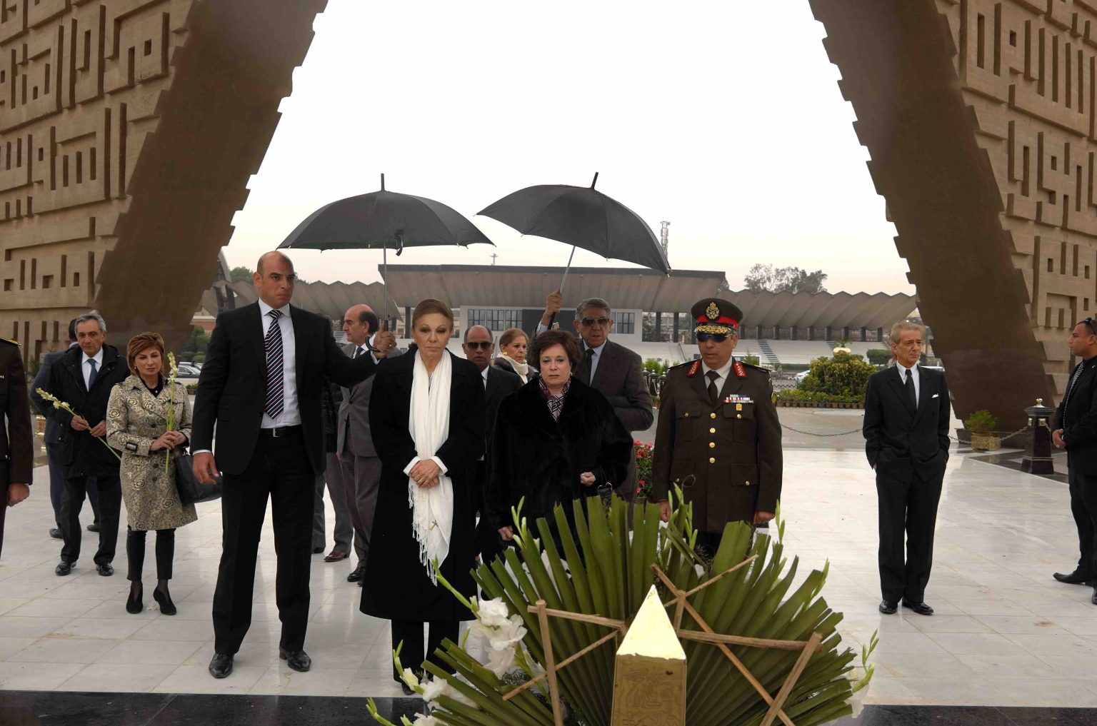 Shahbanou Farah Pahlavi visit to Cairo, Egypt - Queen Farah Pahlavi