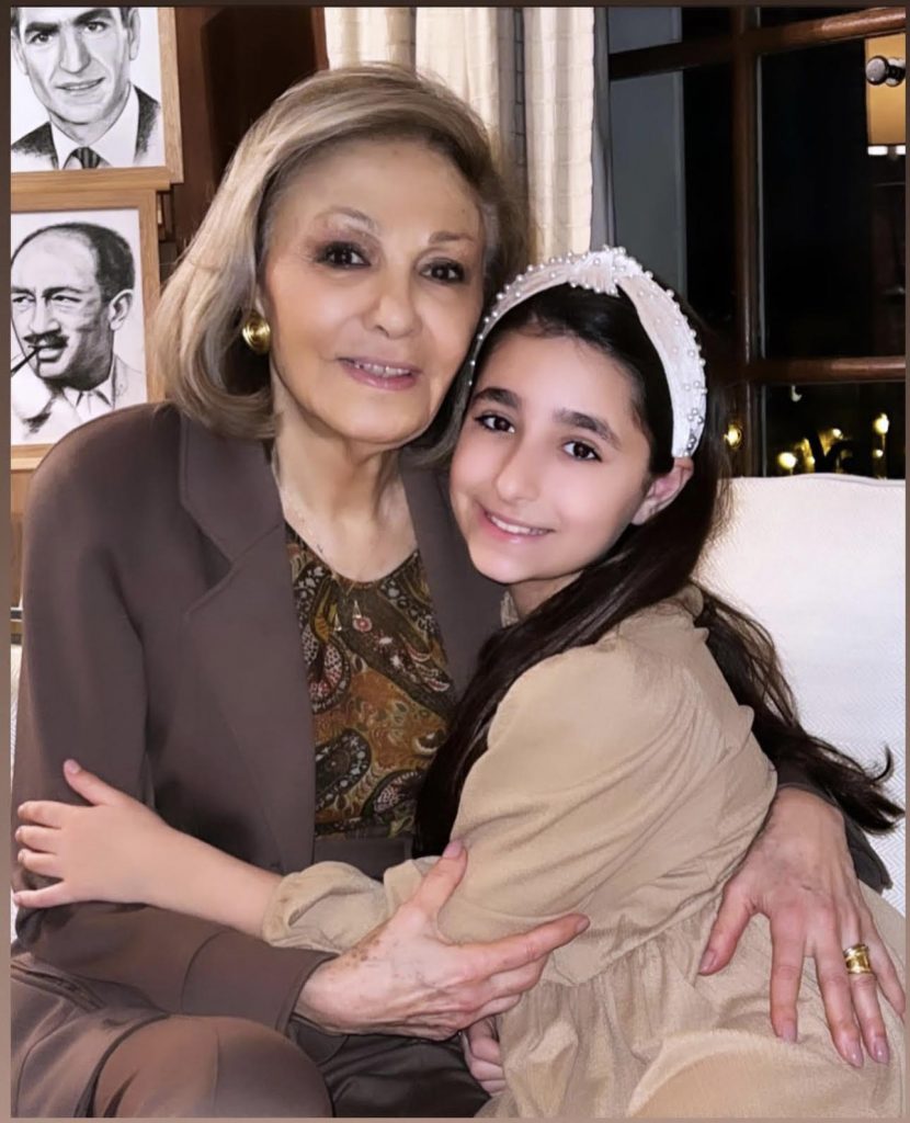 Princess Iryana Leila Pahlavi - Queen Farah Pahlavi